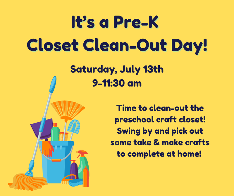 Preschool Craft Closet Clean-Out!